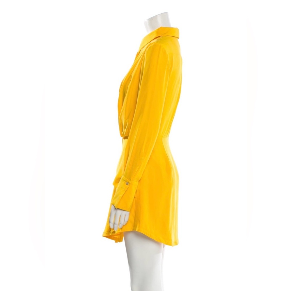 NWT Acler Elegant Yellow Wrap Dress - Picture 5 of 11